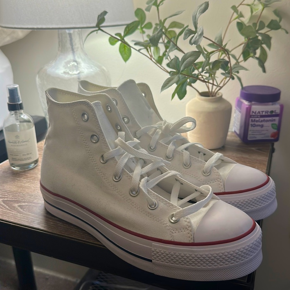 Converse Custom Chuck Taylor All Star Platform Shoes- women’s size 12